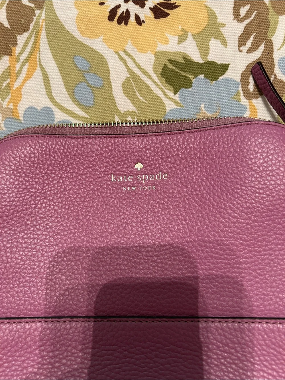 kate spade Purple Leather Crossbody Bag